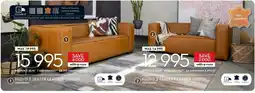 Rochester FLOYD 3 SEATER LEATHER COUCH offer