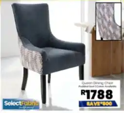 Furniture Liquidation Warehouse SelectFabric Queen Dining Chair offer