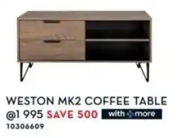Rochester WESTON MK2 COFFEE TABLE offer