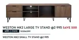 Rochester WESTON MK2 LARGE TV STAND offer