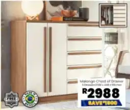 Furniture Liquidation Warehouse Malongo Chest of Drawer offer