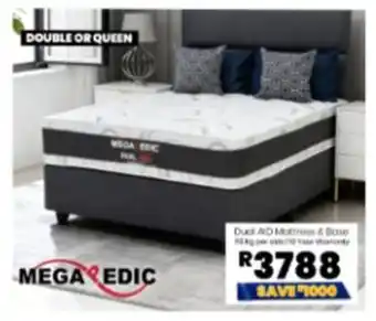 Mega Edic Dual Aid Mattress & Base