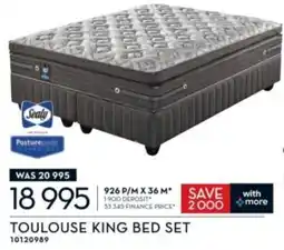 Rochester Sealy Toulouse King Bed Set offer