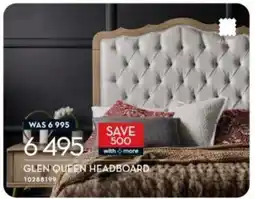 Rochester GLEN QUEEN HEADBOARD offer