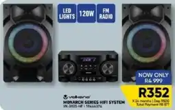 Furnmart Volkano monarch series hifi system offer