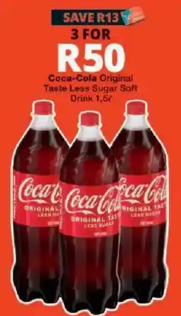 Checkers Coca-Cola Original Taste Less Sugar Soft offer