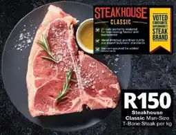 Checkers Steakhouse Classic Man-Size T-Bone Steak offer