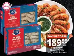 Checkers Cape Point Queen 26/30 Prawns offer