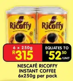 Shoprite NESCAFÉ RICOFFY INSTANT COFFEE offer