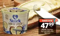 Checkers Stork Country Spread 40% Fat Spread offer