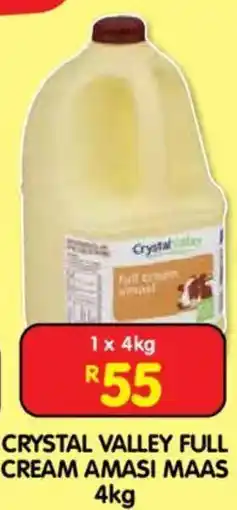 Shoprite Crystal Valley Full Cream Amasi Maas offer