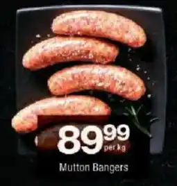 Checkers Mutton Bangers offer