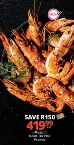 Checkers uMoja L1 Head-On Pink Prawns offer