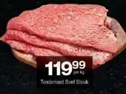 Checkers Tenderised Beef Steak offer