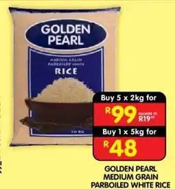 Shoprite GOLDEN PEARL MEDIUM GRAIN PARBOILED WHITE RICE offer