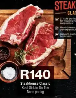 Checkers Steakhouse Classic Beef Sirloin On The Bone offer