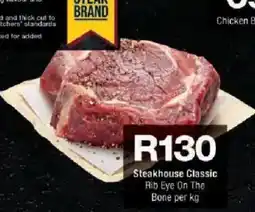 Checkers Steakhouse Classic Rib Eye On The Bone offer