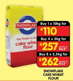 Shoprite SNOWFLAKE CAKE WHEAT FLOUR offer