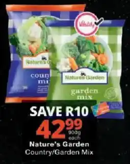 Checkers Nature's Garden Country/Garden Mix offer