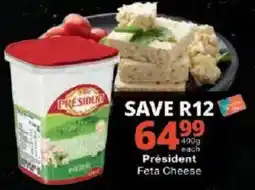 Checkers President Feta Cheese offer