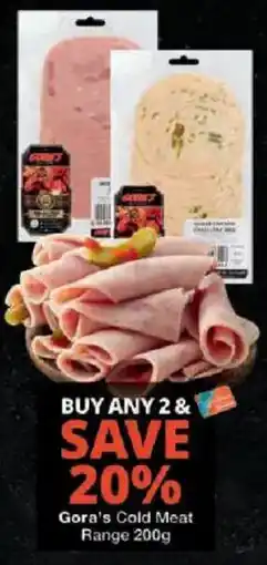 Checkers Gora's Cold Meat offer