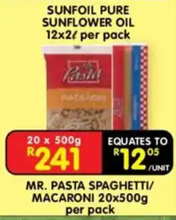 Shoprite Mr. Pasta Spaghetti/Macaroni offer