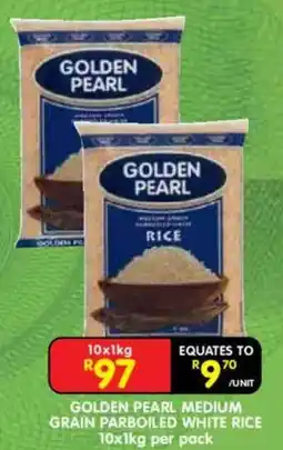 Shoprite Golden Pearl Medium Grain Parboiled White Rice offer