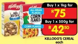 Shoprite Kellogg's Cereal offer