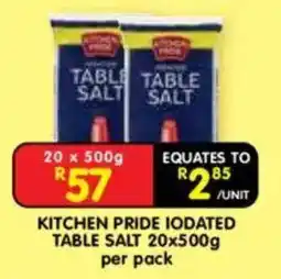 Shoprite Kitchen Pride Iodated Table Salt offer