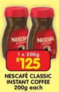 Shoprite NESCAFÉ CLASSIC INSTANT COFFEE offer