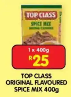Shoprite TOP CLASS ORIGINAL FLAVOURED SPICE MIX offer