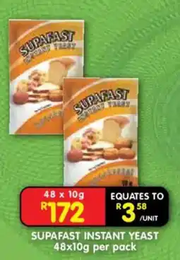 Shoprite SUPAFAST INSTANT YEAST offer