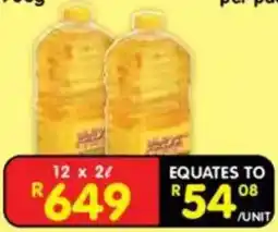 Shoprite Sunflower Oil offer