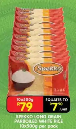 Shoprite Spekko Long Grain Parboiled White Rice offer