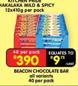 Shoprite Beacon Chocolate Bar offer