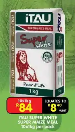 Shoprite ITAU SUPER WHITE SUPER MAIZE MEAL offer