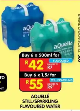 Shoprite aQuelle Still/Sparkling Flavoured Water offer