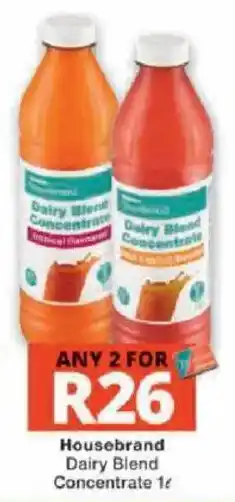 Checkers Housebrand Dairy Blend Concentrate offer