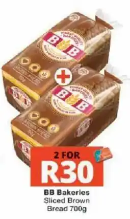 Checkers BB Bakeries Sliced Brown Bread offer