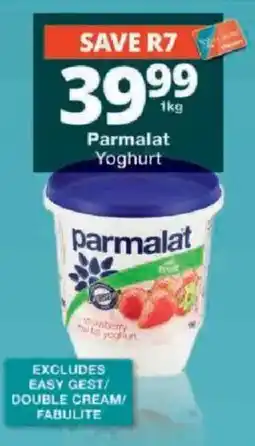 Checkers Parmalat Yoghurt offer