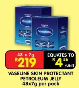 Shoprite Vaseline Skin Protectant Petroleum Jelly offer