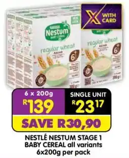 Shoprite Nestlé Nestum Stage 1 Baby Cereal offer