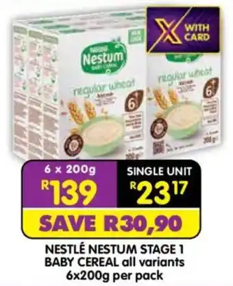 Nestlé Nestum Stage 1 Baby Cereal