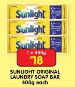 Shoprite Sunlight Original Laundry Soap Bar offer