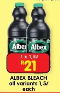 Shoprite ALBEX BLEACH offer