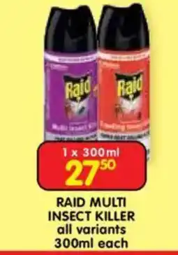 Shoprite Raid Multi Insect Killer offer