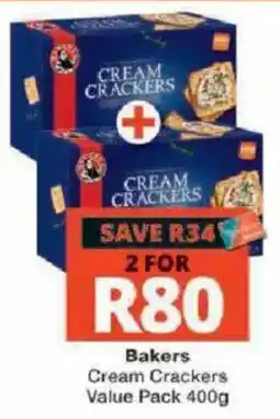 Checkers Bakers Cream Crackers offer