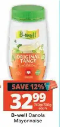 Checkers B-well Canola Mayonnaise offer