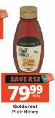 Checkers Goldcrest Pure Honey offer