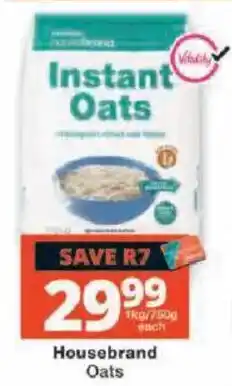 Checkers Housebrand Oats offer